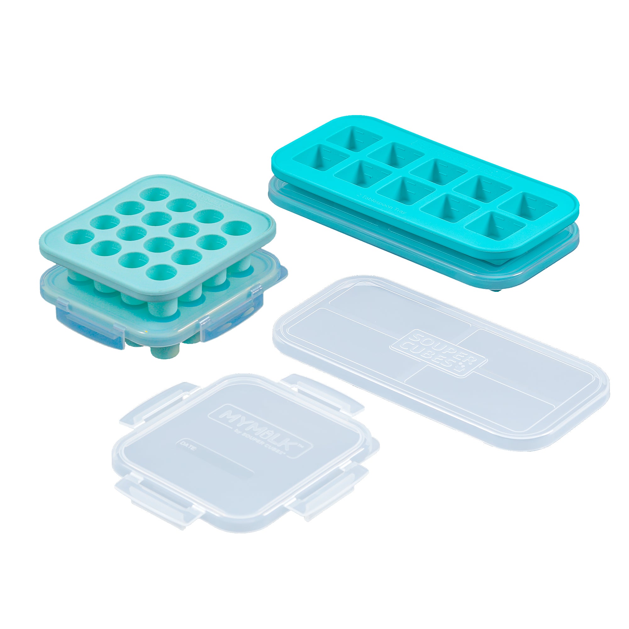  Souper Cubes 2 Tbsp Silicone Freezer Tray With Lid