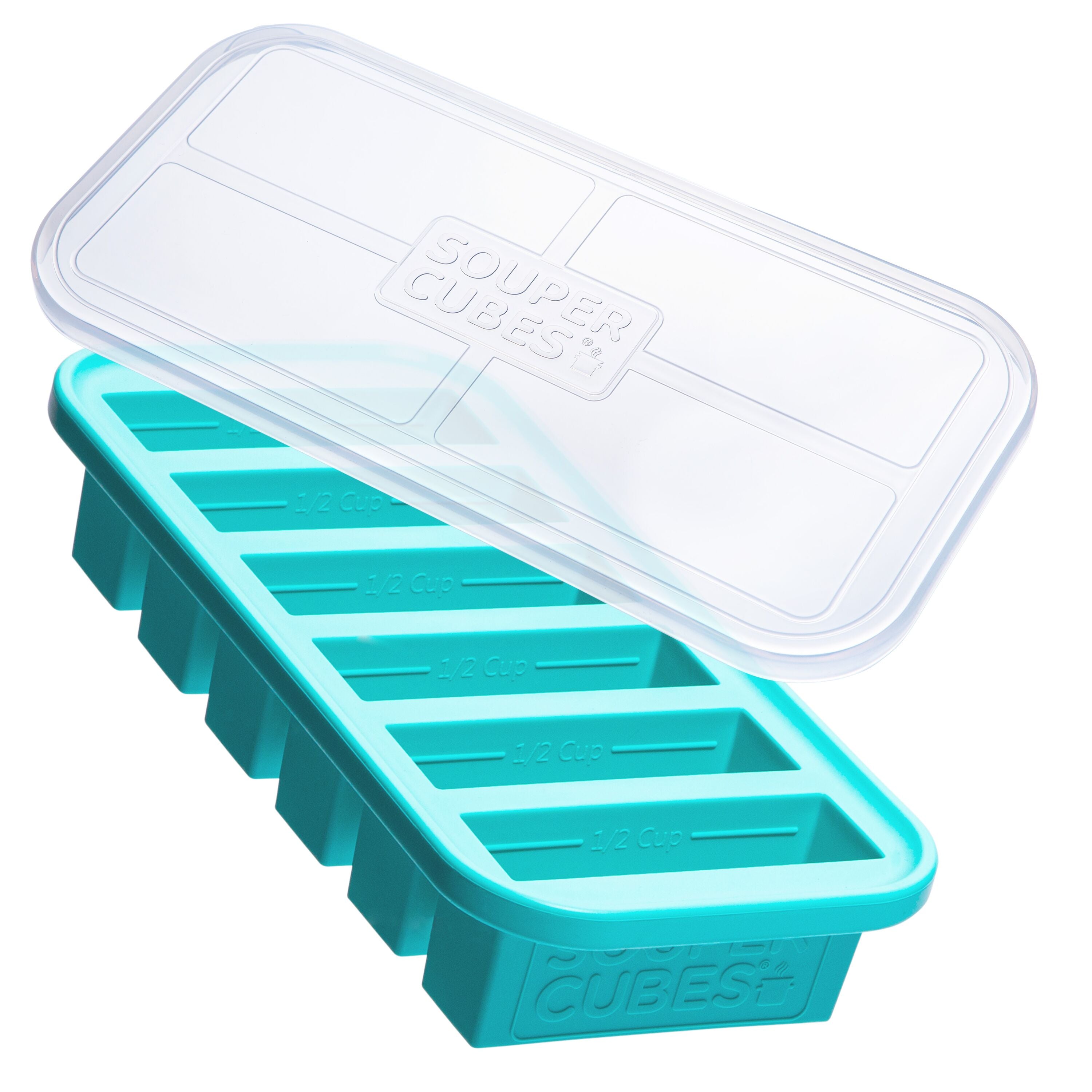 Half Cup Tray in Aqua