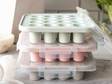 Milkybox Freeze Organizer for Breast Milk Storage Bags, Container Storing  First-in First-Out System with Tray for Freezing Breastmilk to Feed Baby