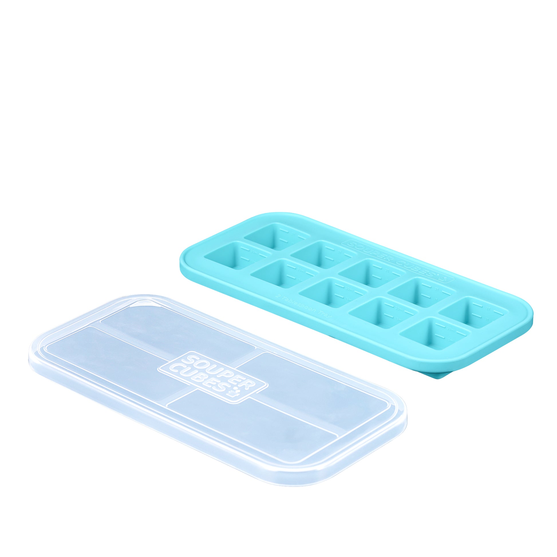 Souper Cubes 1/2 Cup Tray Freezer Storage Tray 6 Servings W/Lid Silicone  Mold